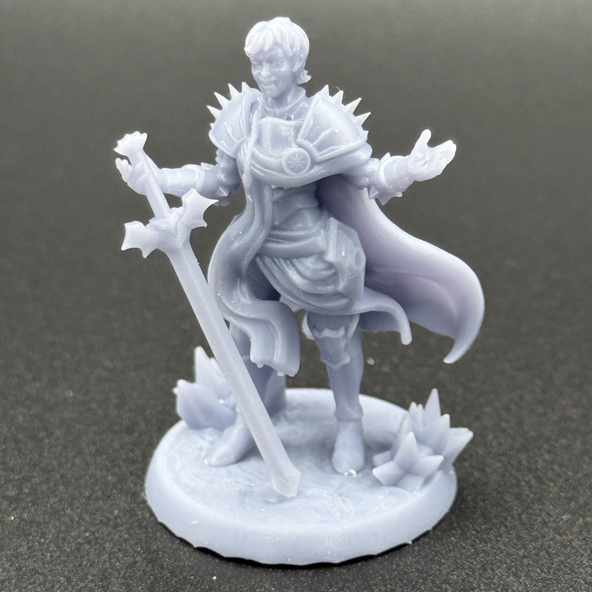 Ina Human Paladin unpainted resin miniature