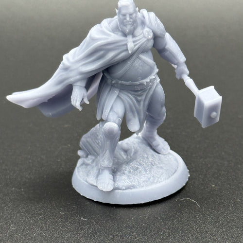 Durak Half-Orc Pit Fighter unpainted resin miniature