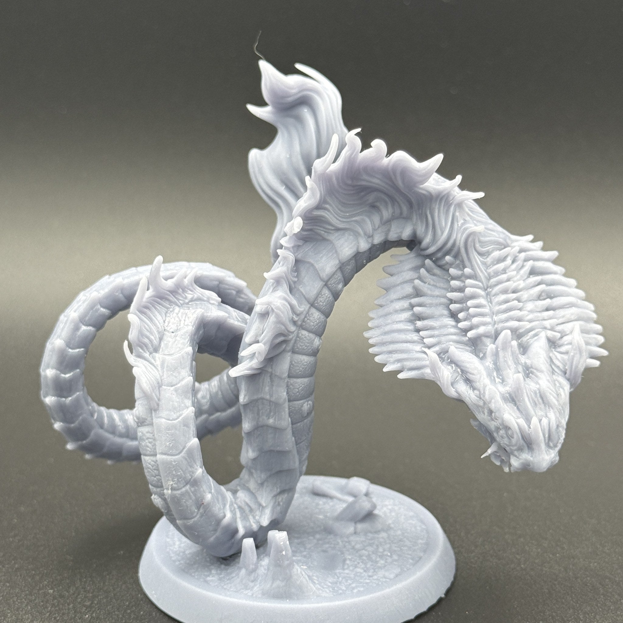 Flaming Basilisk unpainted resin miniature