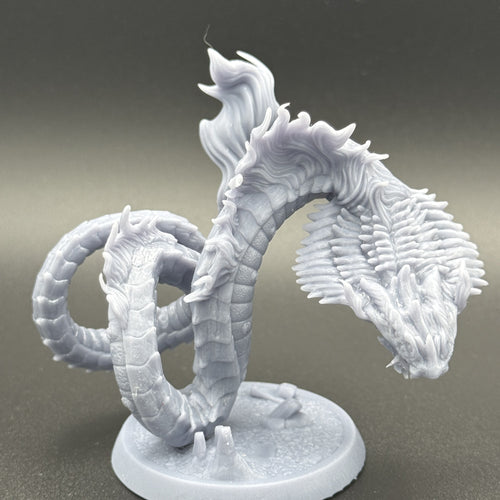 Flaming Basilisk unpainted resin miniature