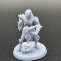 Orc Raider unpainted resin miniature