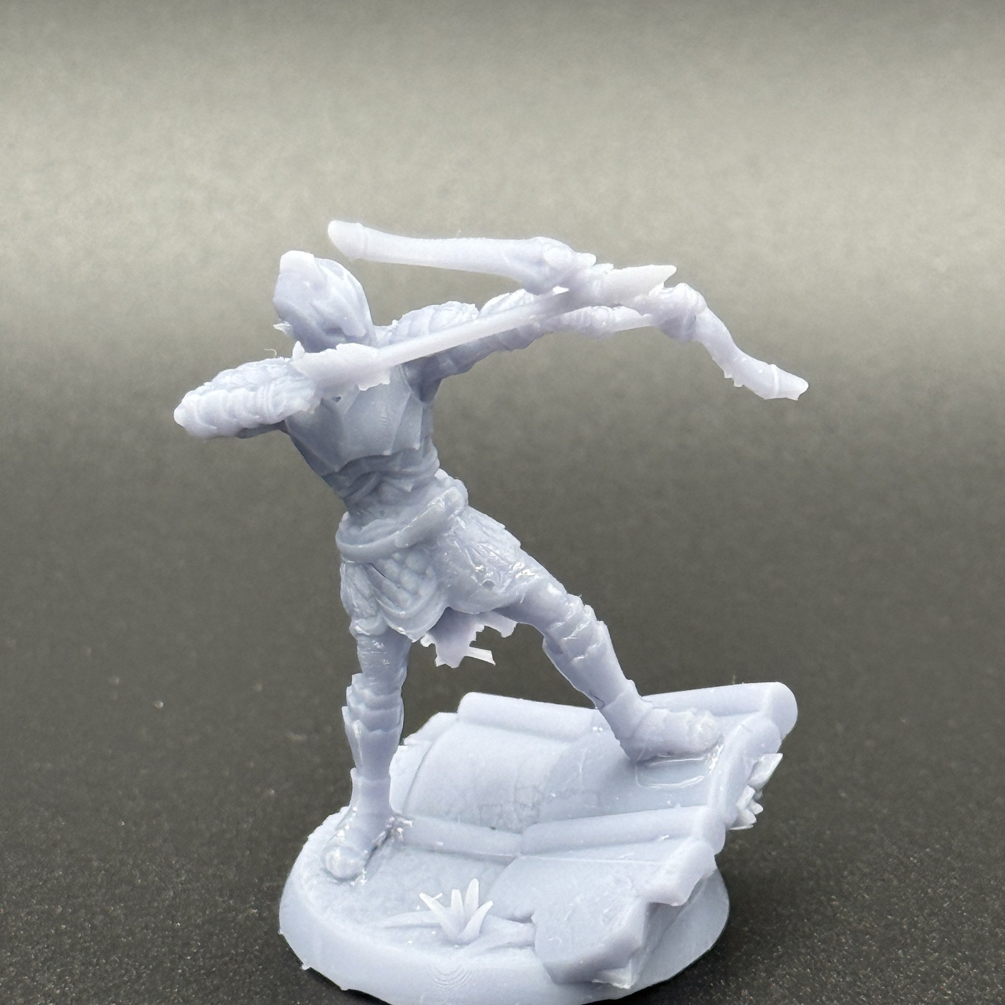 Orc Sniper unpainted resin miniature